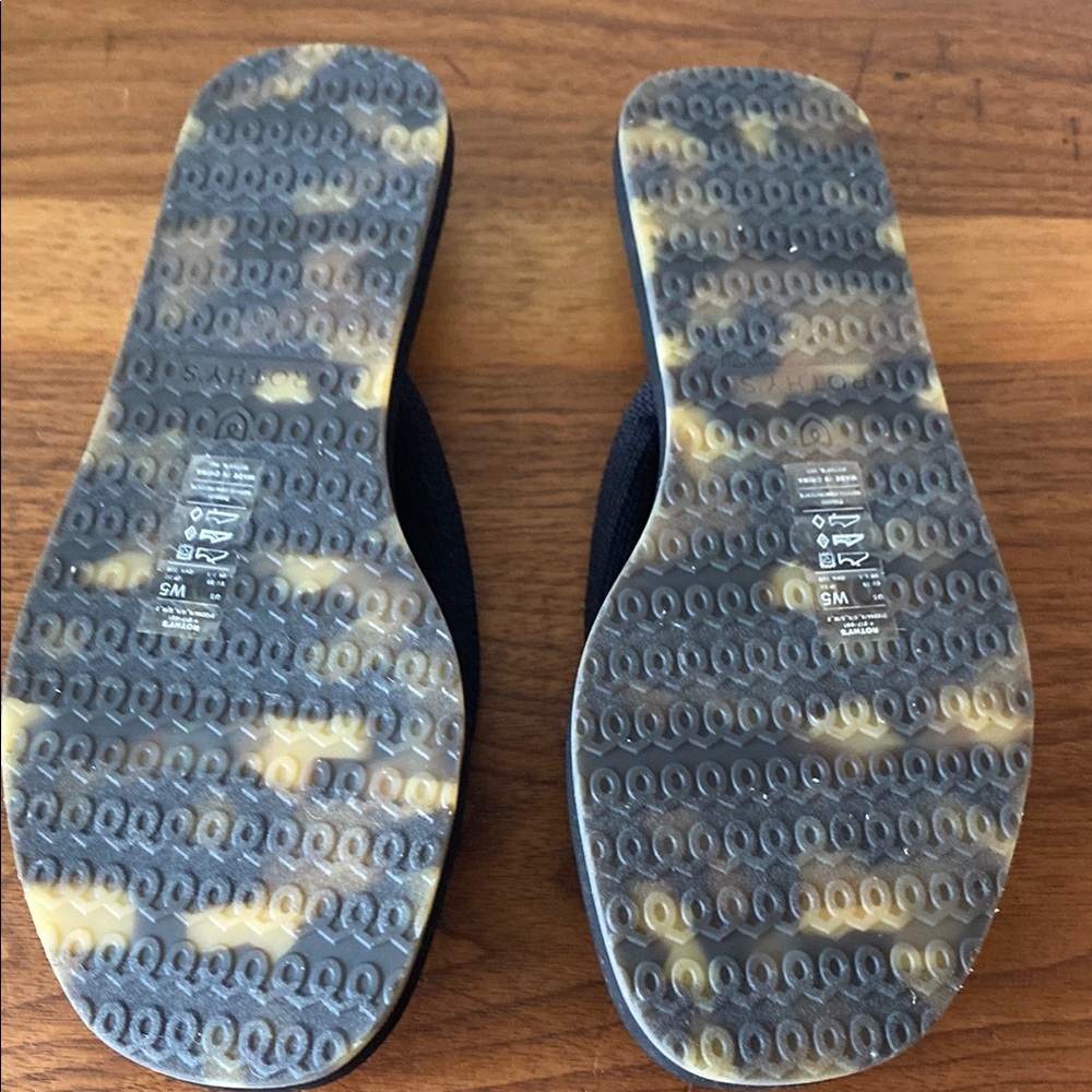 Black Rothy’s Flip Flops - Picture 2 of 2